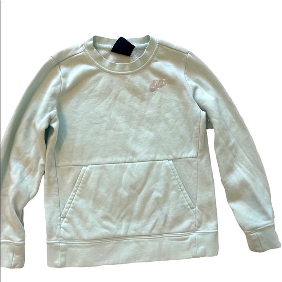Girl’s, Nike, Mint Pullover Sweatshirt, Size Small - Picture 3 of 5